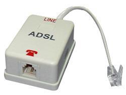 In-line DSL-Filter RJ11 Stecker auf RJ11 Buchse