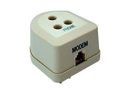 DSL-Splitter mit Italien Rj11 Buchse